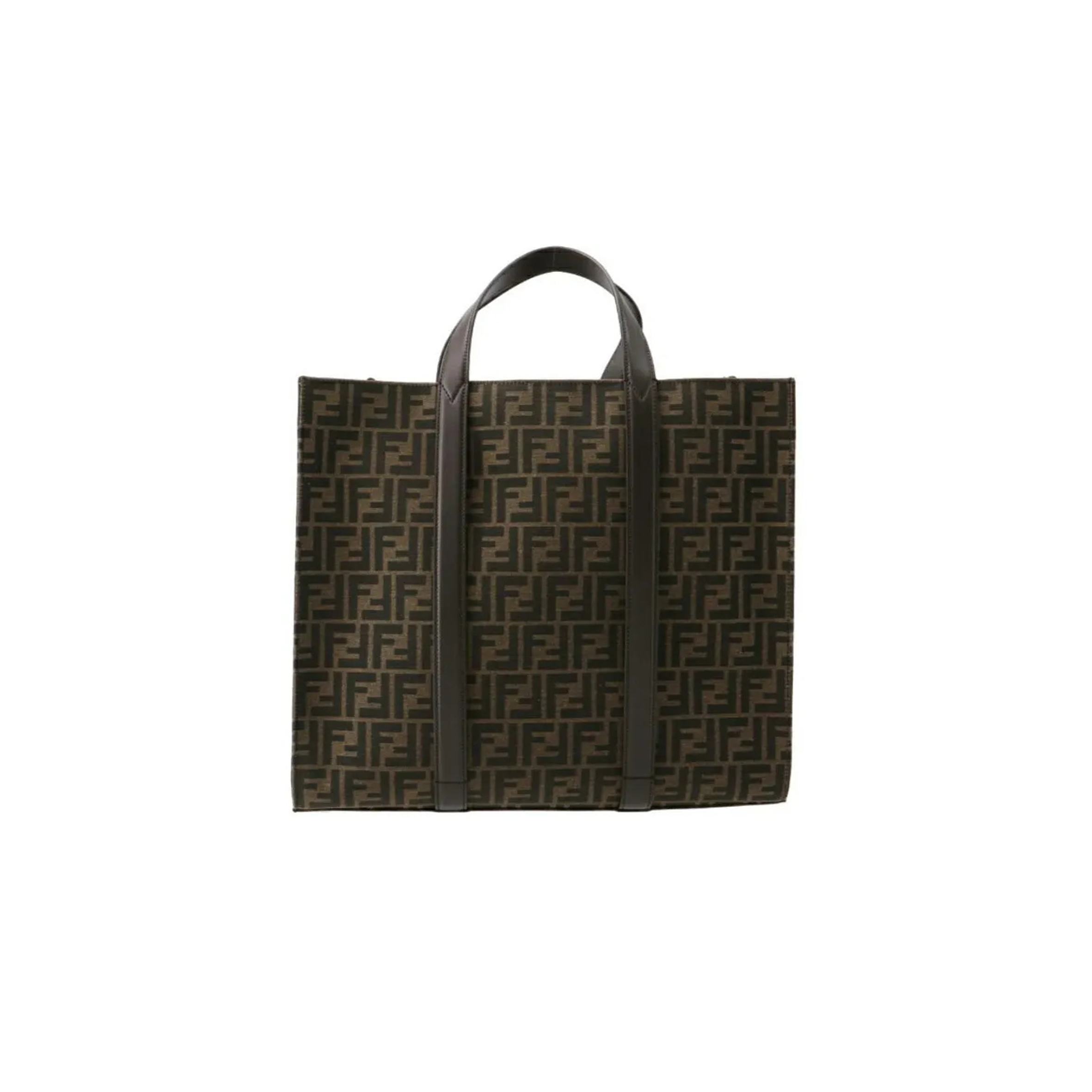 FENDI FF JACQUARD SHOPPER FABRIC MULTICOLOR 7VA390AG0MF19KW (42*35*19cm)